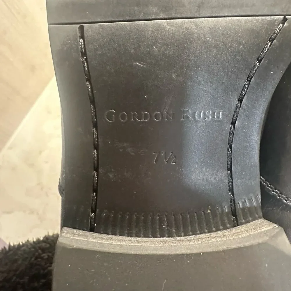 Gordon Rush Black Men’s Dress Shoes